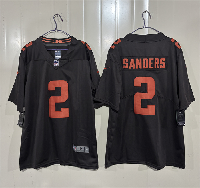 Men's Cleveland Browns #2 Shedeur Sanders Brown 2026 'Alpha Dawg Edition' Vapor Limited Stitched Football Jersey